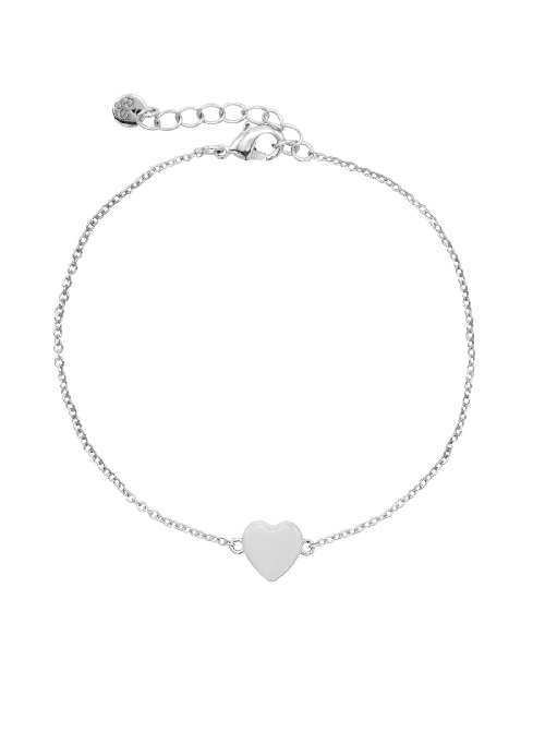 Vergulde 'Heart of gold' Armbandjes Heart of gold Armband Zilver